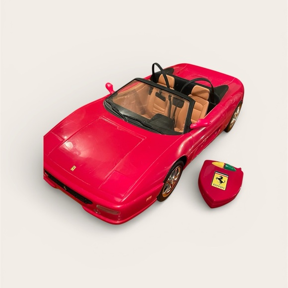 Other - Barbie Red Ferrari remote control car